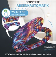 Soft Close Toilet Seat with Quick Release Disco