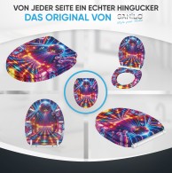 Soft Close Toilet Seat with Quick Release Disco