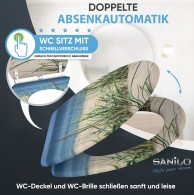 Soft Close Toilet Seat with Quick Release Dunetide
