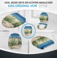 Soft Close Toilet Seat with Quick Release Dunetide