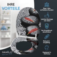 WC-Sitz mit Absenkautomatik Elegance