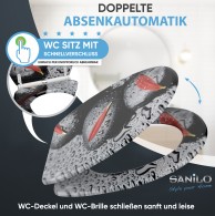 WC-Sitz mit Absenkautomatik Elegance