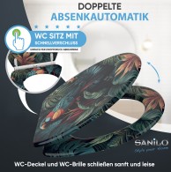 Soft Close Toilet Seat with Quick Release Exotic