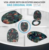 Soft Close Toilet Seat with Quick Release Exotic