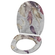 3 Piece Bathroom Set Feathers