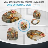 Soft Close Toilet Seat with Quick Release Flutterby