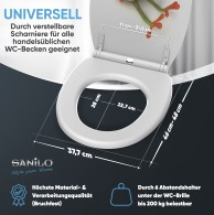 Soft Close Toilet Seat with Quick Release Froggy