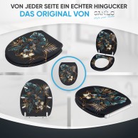 Soft Close Toilet Seat with Quick Release Goldfera