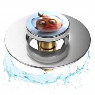 Pop-Up Wash Basin Plug Goldfish