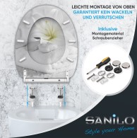 Soft Close Toilet Seat with Quick Release Good Feeling