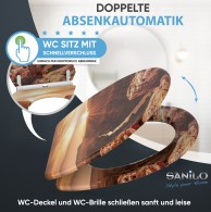 Soft Close Toilet Seat with Quick Release Grand Canyon
