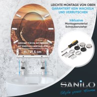 Soft Close Toilet Seat with Quick Release Grand Canyon