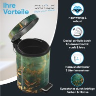 Bathroom Bin Greego 3 Litres