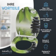 Soft Close Toilet Seat with Quick Release Harmony