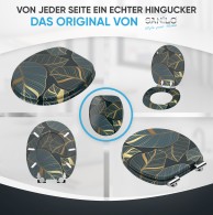 Soft Close Toilet Seat Monstera