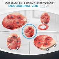Soft Close Toilet Seat Poppy