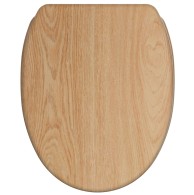 Soft Close Toilet Seat with Quick Release Wood