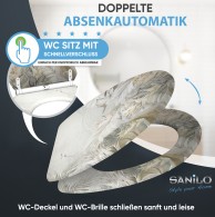 Soft Close Toilet Seat with Quick Release Hortus