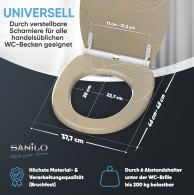 Soft Close Toilet Seat with Quick Release Hosta