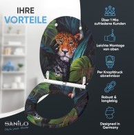Soft Close Toilet Seat with Quick Release Hunter