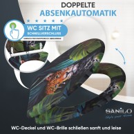 Soft Close Toilet Seat with Quick Release Hunter