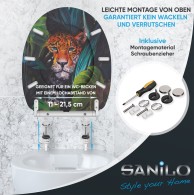 Soft Close Toilet Seat with Quick Release Hunter