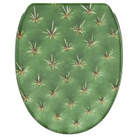 Soft Close Toilet Seat with Quick Release Cactus