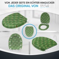 Soft Close Toilet Seat with Quick Release Cactus