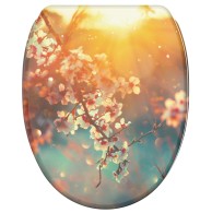 WC-Sitz mit Absenkautomatik Kirschblüte