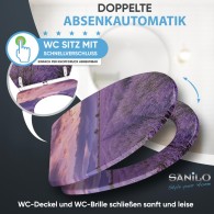Soft Close Toilet Seat Lavendel