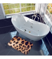 Bath Rug Leopard 50 x 80 cm