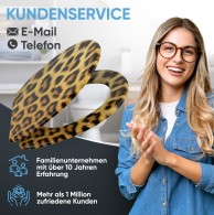 WC-Sitz mit Absenkautomatik Leopardenfell