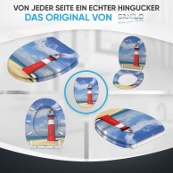 WC-Sitz mit Absenkautomatik Leuchtturm