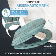 Soft Close Toilet Seat with Quick Release Lumber