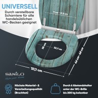 Soft Close Toilet Seat with Quick Release Lumber