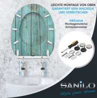 Soft Close Toilet Seat with Quick Release Lumber