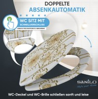 Soft Close Toilet Seat with Quick Release Lumora