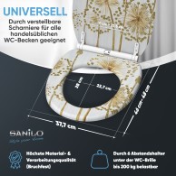 Soft Close Toilet Seat with Quick Release Lumora
