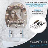 Soft Close Toilet Seat with Quick Release Berta