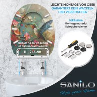 Soft Close Toilet Seat with Quick Release Petalo