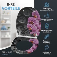 Soft Close Toilet Seat with Quick Release Madeira