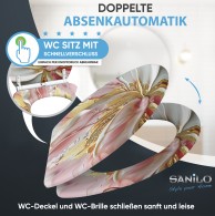 Soft Close Toilet Seat with Quick Release Magnolia