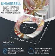 Soft Close Toilet Seat with Quick Release Magnolia