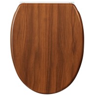 Soft Close Toilet Seat with Quick Release Mahogany