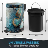 Bathroom Bin Mariposa 3 Litres