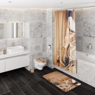 Bath Mat Maritime 53 x 53 cm