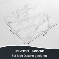 Bath Mat Marble 53 x 53 cm
