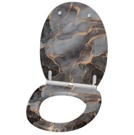 3 Piece Bathroom Set Marble Abstakt