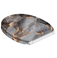 3 Piece Bathroom Set Marble Abstakt