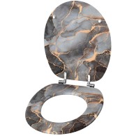 Toilet Seat Marble Abstract